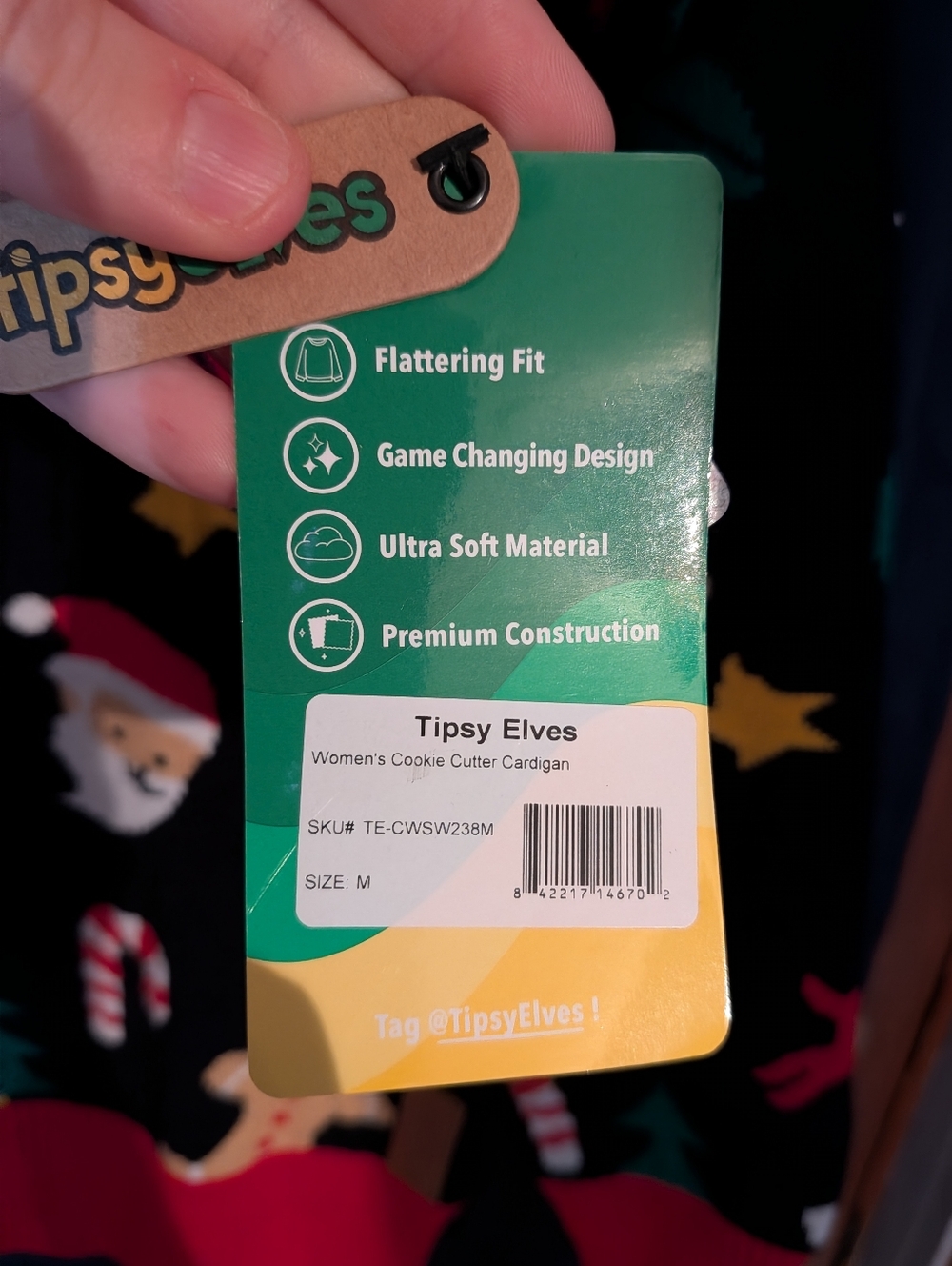 New Medium Tipsy Elves Christmas Sweater - Picture 5 of 5